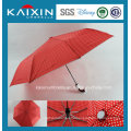 China Factory Clear Color Fabric Folding Umbrella